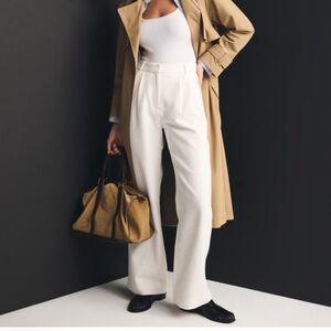 Abercrombie & Fitch Sloane Tailored Wide Leg Pant